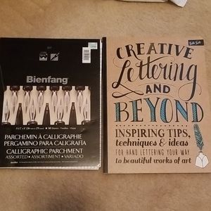 Calligraphy book and paper